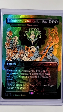 2024 MTG Magic The Gathering SLD Secret Lair Foil #1789 Beholder's Petrification - Image 1