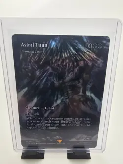 Astral Titan - Primeval Titan (Showcase) - MtG Final Fantasy Foil 0048 - Image 1