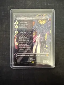 MTG Final Fantasy Summon Bahamut Borderless 0356 NM/M Mythic - Image 2
