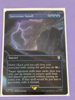 MTG: The Lord of the Rings: Sorcerous Squall Borderless Foil #0504 Rare - NM - Image 1