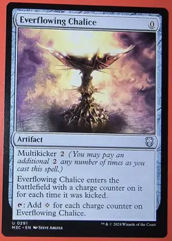 MTG: MAGIC, " OVERFLOWING CHALICE" REGULAR FINISH, M3C, NM UNCOMMON, #291 - Image 1