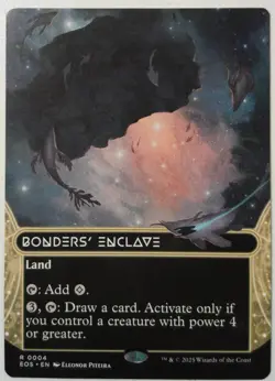 Bonders' Enclave (0004) *Borderless* Magic MtG x1 EOS Stellar Sights - Image 1