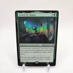 Raised by Giants (250) Battle for Baldur's Gate Promo Foil MTG NM #250/361 - Image 1