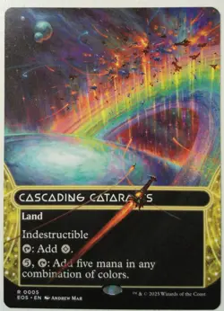 Cascading Cataracts (0005) *Borderless* Magic MtG x1 EOS Stellar Sights - Image 1