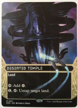 Deserted Temple (0011) *Borderless* Magic MtG x1 EOS Stellar Sights - Image 1