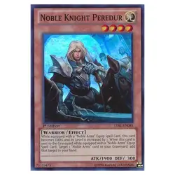 🔥YuGiOh TCG Noble Knight Peredur - Legacy of the Valiant (LVAL) NEAR MINT🔥 - Image 1