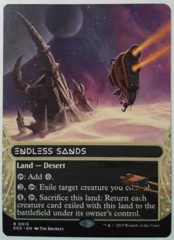 Endless Sands (0015) *Borderless* Magic MtG x1 EOS Stellar Sights - Image 1