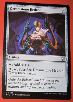 MTG: MAGIC, " DREAM STONE HEDRON " REGULAR FINISH, M3C, NM UNCOMMON, #289 - Image 1