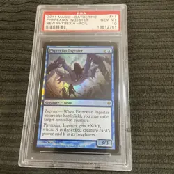 2011 Magic MTG New Phyrexia Foil #41 Phyrexian Ingester Psa 10 Pop 1/1 - Image 1