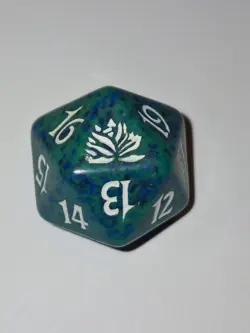 Magic the Gathering - MTG - Spindown Life Counter - Beatdown - Black Lotus - D20 - Image 1