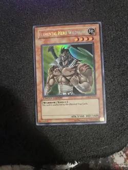 Yugioh Elemental Hero Wildheart GSE-EN001 Limited Edition Secret Rare! Lp - Image 1