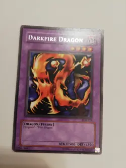 YuGiOh! Darkfire Dragon LOB-019 - Image 1