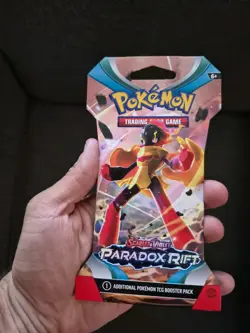 Pokemon TCG: Scarlet and Violet Paradox Rift Booster Pack Sealed - Image 1