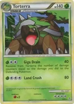 Torterra (#10/95) - Holofoil HG & SS - Unleashed MP Pokemon - Image 1
