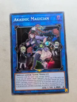 Yugioh - Akashic Magician (SHVA-EN052) - Super Rare NM - Image 1