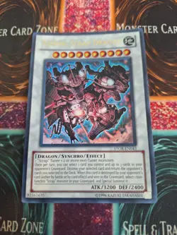 Yugioh Atomic Scrap Dragon STOR-EN043 Ultra Rare 1st Edition Near Mint - Image 1