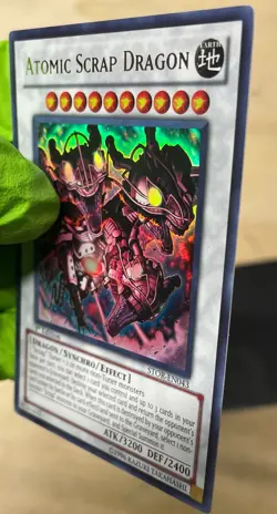 Yugioh Atomic Scrap Dragon STOR-EN043 Ultra Rare 1st Edition Near Mint - Image 4