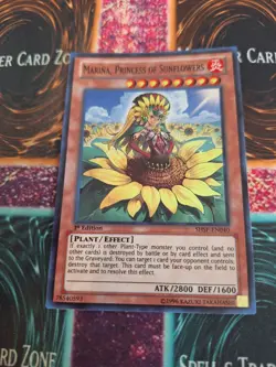 Yugioh Marina, Princess of Sunflowers SHSP-EN040 Super Rare 1st Edition NM - Image 1
