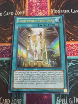 Yugioh Lightsworn Sanctuary SDLI-EN024 Ultra Rare 1st Edition Near Mint - Image 1