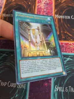 Yugioh Lightsworn Sanctuary SDLI-EN024 Ultra Rare 1st Edition Near Mint - Image 2