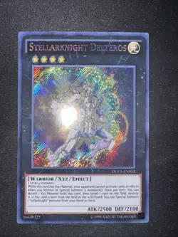 Stellarknight Delteros DUEA-EN053 Secret Rare Near Mint Condition Yugioh - Image 1