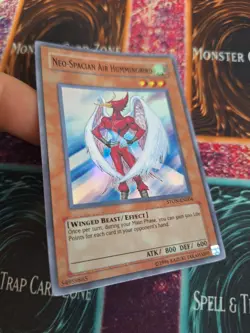 Yugioh Neo-Spacian Air Hummingbird STON-EN004 Super Rare 1st Edition Near Mint - Image 2