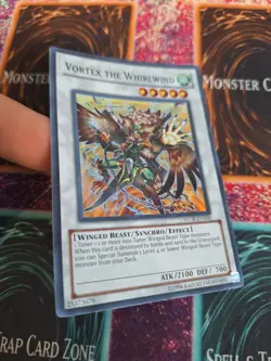 Yugioh Vortex the Whirlwind STOR-EN000 Super Rare Unlimited Near Mint - Image 2