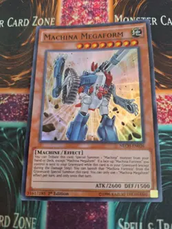 Yugioh Machina Megaform NECH-EN036 Super Rare 1st Edition Near Mint - Image 1