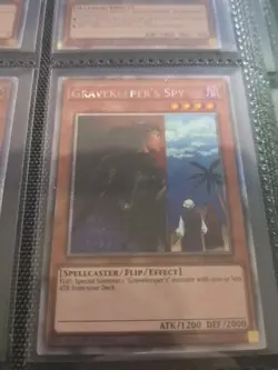 Gravekeeper's Spy Yugioh RA03-EN121 Platinum Secret Rare PSR NM - Image 1
