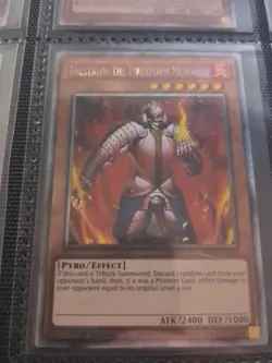 Yugioh! 1x Thestalos the Firestorm Monarch RA03-EN143 Platinum Secret Rare NM - Image 1