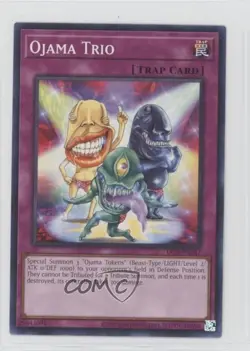 Ojama Trio Unlimited YuGiOh Dark Crisis #DCR-047 2003 12bz - Image 1