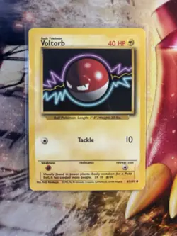 Pokemon Card Base Set Voltorb 67/102 Vintage WoTC - Image 3