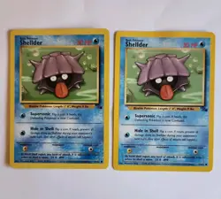 Shellder 54/62 - Fossil Set Pokemon Card - LP (Set of 2) - Image 1