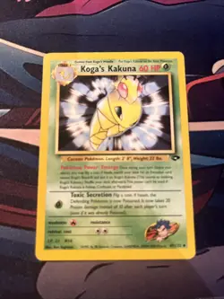 Pokemon Card - Gym Challenge 47/132 - KOGA'S KAKUNA (uncommon) - LP - Image 1