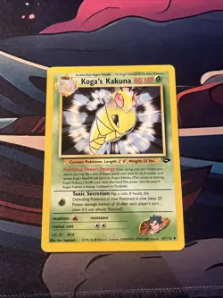 Pokemon Card - Gym Challenge 47/132 - KOGA'S KAKUNA (uncommon) - LP - Image 2