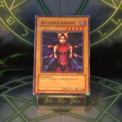 LOB-E095 Succubus Knight YuGiOh Card M - Image 1