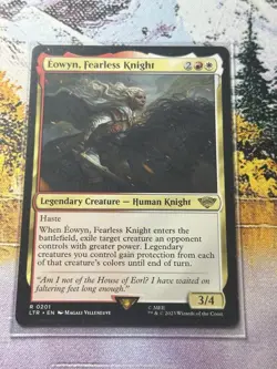 MTG Eowyn, Fearless Knight [The Lord of the Rings: Tales of Middle-Earth] NM - Image 1