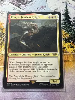 MTG Eowyn, Fearless Knight [The Lord of the Rings: Tales of Middle-Earth] NM - Image 4