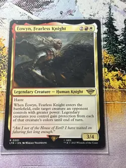 MTG Eowyn, Fearless Knight [The Lord of the Rings: Tales of Middle-Earth] NM - Image 5