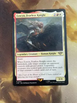 MTG Eowyn, Fearless Knight [The Lord of the Rings: Tales of Middle-Earth] NM - Image 1