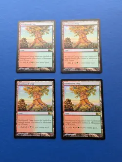 MTG Rootbound Crag X4: Core Set 2012 #228 - NM - Image 1