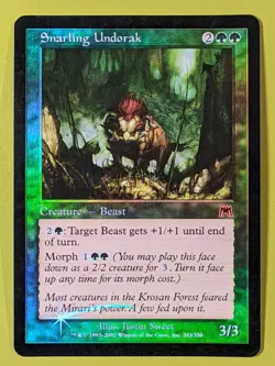FOIL Snarling Undorak x1 Onslaught 1x Magic the Gathering MTG - Image 1