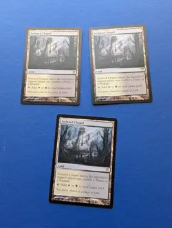 MTG Isolated Chapel X3: Innistrad #242 - NM-MT - Image 1