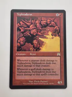 Tephraderm 239/350 Rare Onslaught ONS MTG Near Mint Red Creature Vintage Magic - Image 1