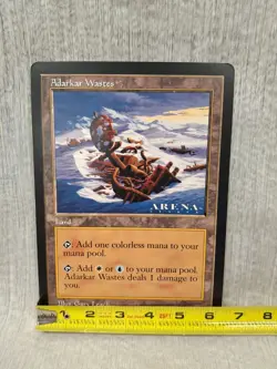 Magic MTG 6x9 Oversized Adarkar Wastes Promo Light Play - Image 2