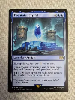 The Water Crystal Final Fantasy MTG Card Near Mint Condition Rare 0085 - Image 1