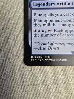 The Water Crystal Final Fantasy MTG Card Near Mint Condition Rare 0085 - Image 5