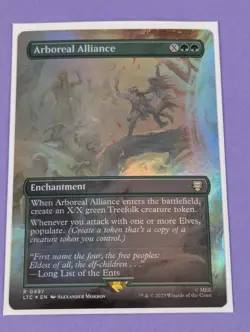 MTG: The Lord of the Rings: Arboreal Alliance Borderless Foil #0497 Rare - NM - Image 1