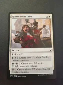 MTG Recruitment Drive #38 CL Battle for Baldur's Gate -Combine Ship 1-10 $4.88 - Image 1