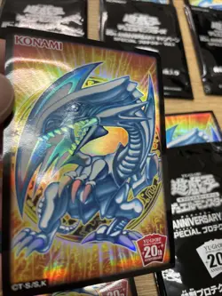 yugioh Blue-Eyes White Dragon sleeves 70 promo japan - Image 4